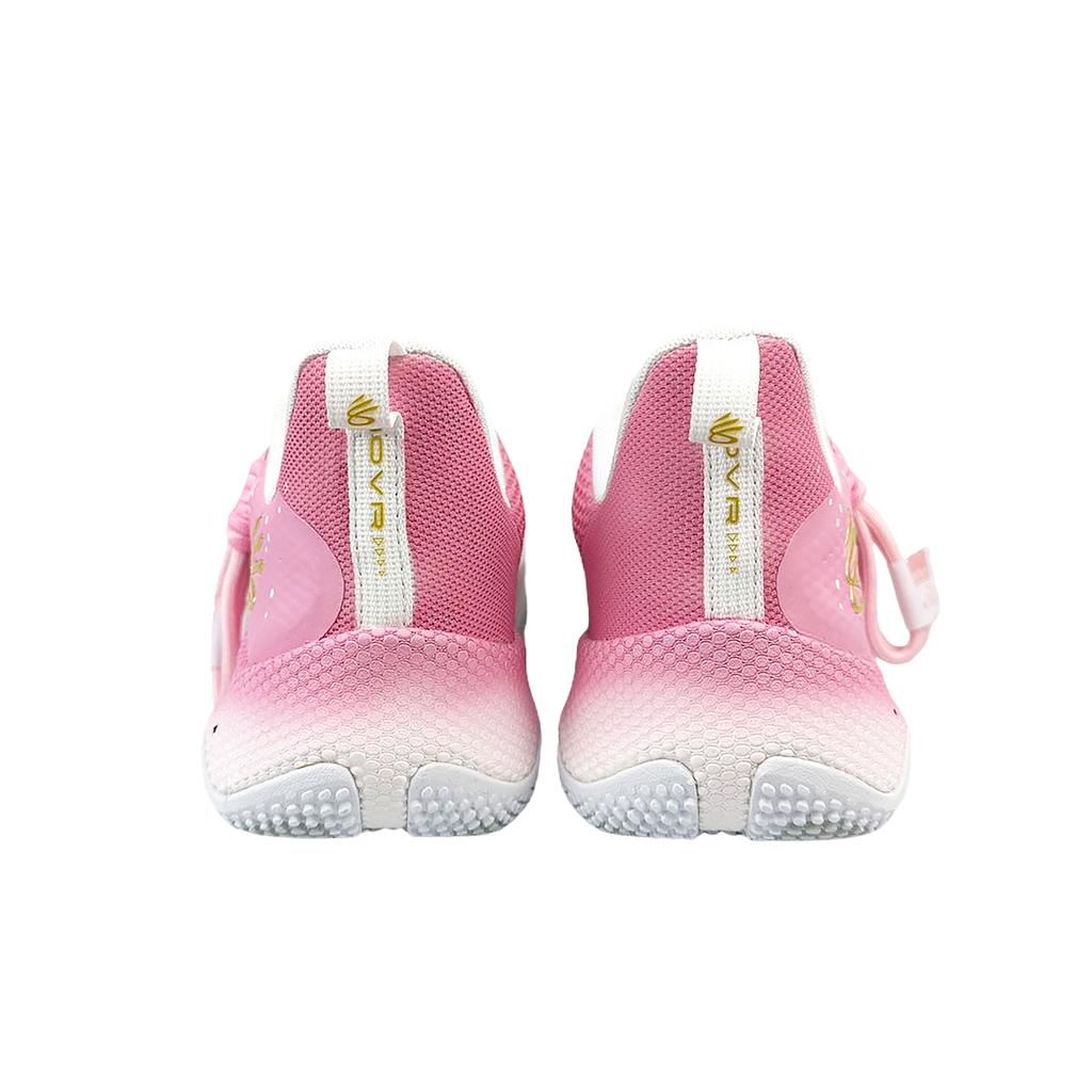 Under Armour Curry Splash 3 Slip Resistant Abrasion Resistant Low top Basketball Shoes Men's White Pink 3026275-101(Team40-)