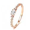 Twelve Zodiac S925 Sterling Silver Adjustable Ring with Colorful Gemstones for Women