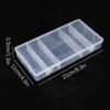 5-Gitter-Klassifizierung Aufbewahrungsbox Kunststoff Ohrringe Schmuck Verlängerung Display Wimpern Verlängerung Halter Aufbewahrungsbox für Einzelne
