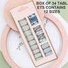 Nails Art Sticker Waterproof Gels Nail Strips Japanese Style Nail Polish Sticker Nail Wraps Nails Art Decorations