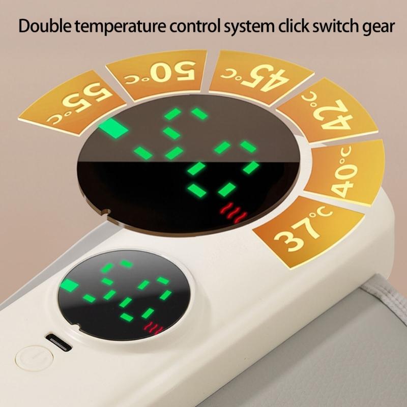 Compact USB Powered 2000mAh Baby Bottle Warmer with Intelligent Temperature Control Energy Efficient for Travel Use