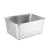 Low Entry Cat Litter Box Durable Stainless Steel Cat Litter Box with Low Entry Design Spacious Metal Pan for Pet