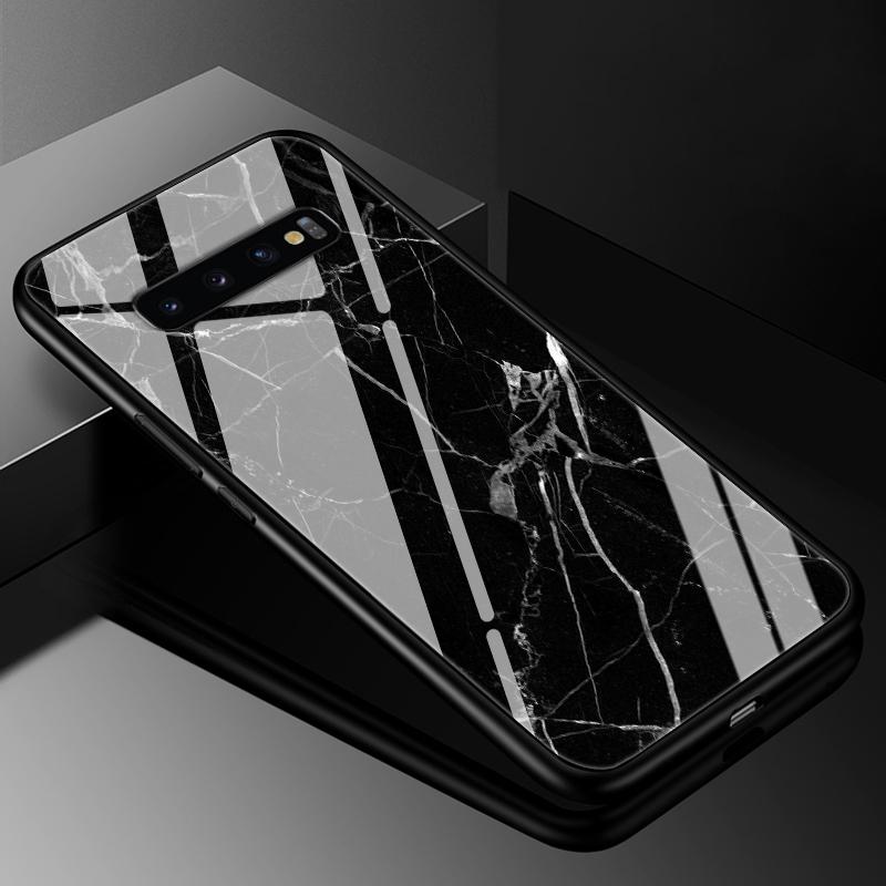 

Для Samsung S10 5G Чохол-кришка Захисне Скло Чохли для Samsung Galaxy S10e S10 S8 S9 Plus S20 FE Ultra S7 EDGE Жорстка Задня Панель Бампер For Samsung S10 5G