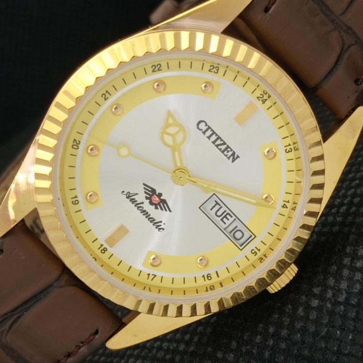 

REFURBISHED VINTAGE CITIZEN AUTO 8200 JAPAN MENS D/D SILVER WATCH 610b-a317837-2 SKU610b-a317837