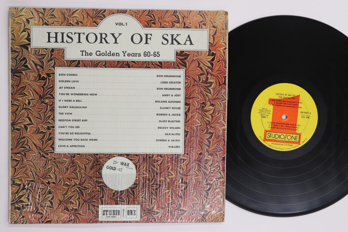 

LP Record VARIOUS History Of Ska Vol. 1 The Golden GW0001 STUDIO ONE US Reggae Ska Dub Used