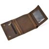 Premium Oil Wax Leather Bi-fold Wallet with Coin Pocket & Multiple Card Slots