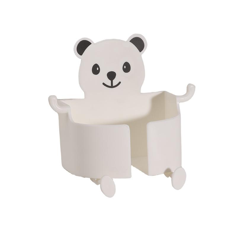 Mobile Phone Storage Rack Headwall Charging Rack Fixed Paste Non-punch-free Bracket Remote Control Storage Box