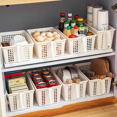 Multi-Purpose Plastic Storage Basket for Home and Office