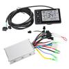 24V 36V Vandeniui atsparus LCD ekrano skydelis Elektrinio dviračio paspirtuko valdiklio rinkinys (1#24V 36V)