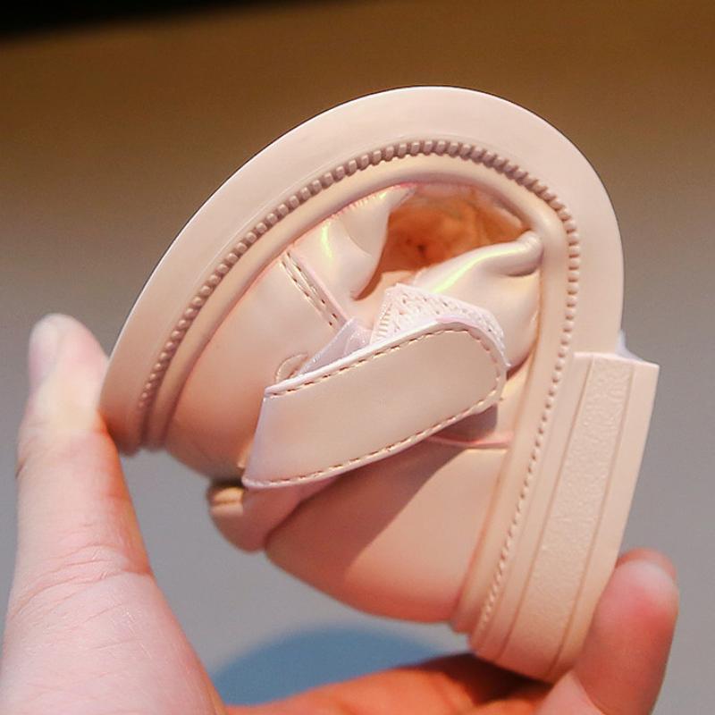 Spring and Autumn New Ancient Style Embroidered Shoes Children's Leather Shoes National Style Shoes New Chinese Style Princess Single-Layer Shoes