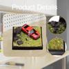 1/64 Scale Miniature Scene Model Square Base Backdrop Simulation Collections Background Grassland
