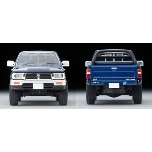 TOMYTEC Tomica Limited Vintage Neo 1/64 Scale LV-N255a Toyota Hilux 4WD Pickup Double Cab SSR Navy 1995 Model (Finished Product)