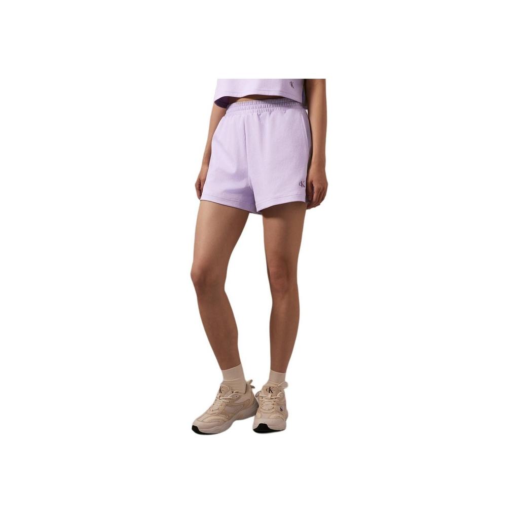 Calvin Klein Cooling Sun Protection Outdoor Casual Shorts Women Shorts Lilac J223902
