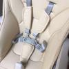 Universal 5 Point Infant Safety Belt Adjustable Length Highchair Strollers Harness Soft PU Crotch Support Nylon Straps
