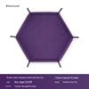 Hexagonal Velvet Foldable Dice Storage Tray
