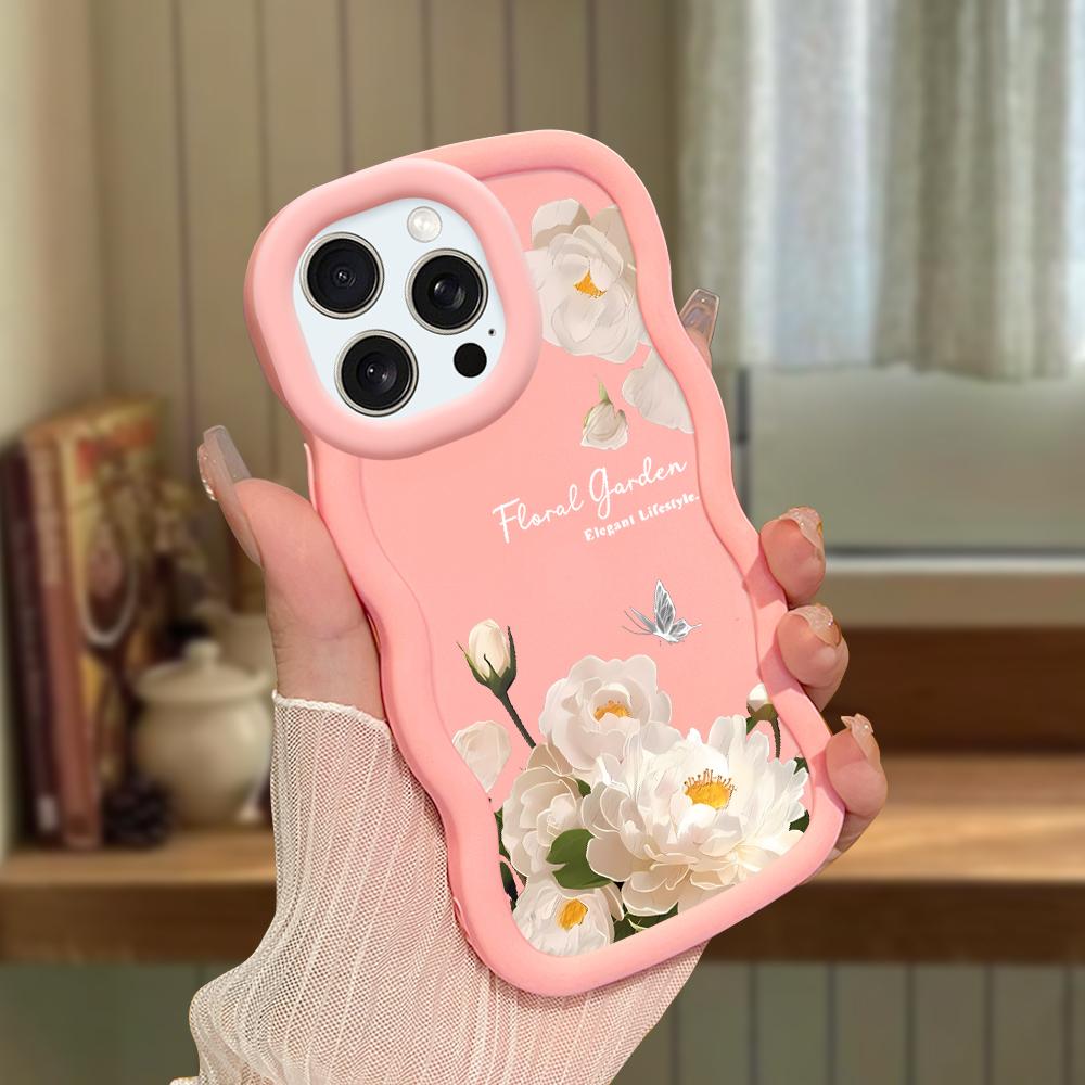 Big Wave Edge Miękki silikonowy materiał Macaron Etui na telefon Odporne na wstrząsy Ochronne gumowe etui na iPhone'a Samsunga Huawei Honor Xiaomi Redmi OnePlus Moto