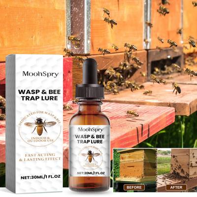30ml Δόλωμα Παγίδας Μελισσών Φυσικό Δόλωμα Έλξης Ξυλοκόπου Μέλισσας για Σφήκες Σφήκες Μέλισσες Κίτρινη Σακάκι Έντομα Εξωτερικού Χώρου