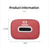 Auto-Taschentücherbox Hochwertiges Leder Auto-Papierhandtuch-Aufbewahrungstasche Für Mazda 2 3 6 5 Atenza CX3 CX5 MX5 CX7 Axela CX30 CX90 CX60 CX50
