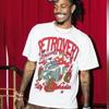 European and American Street RETROVERT New Printed T-shirt Gothic High Street Short-sleeved Versatile Crew Neck Top