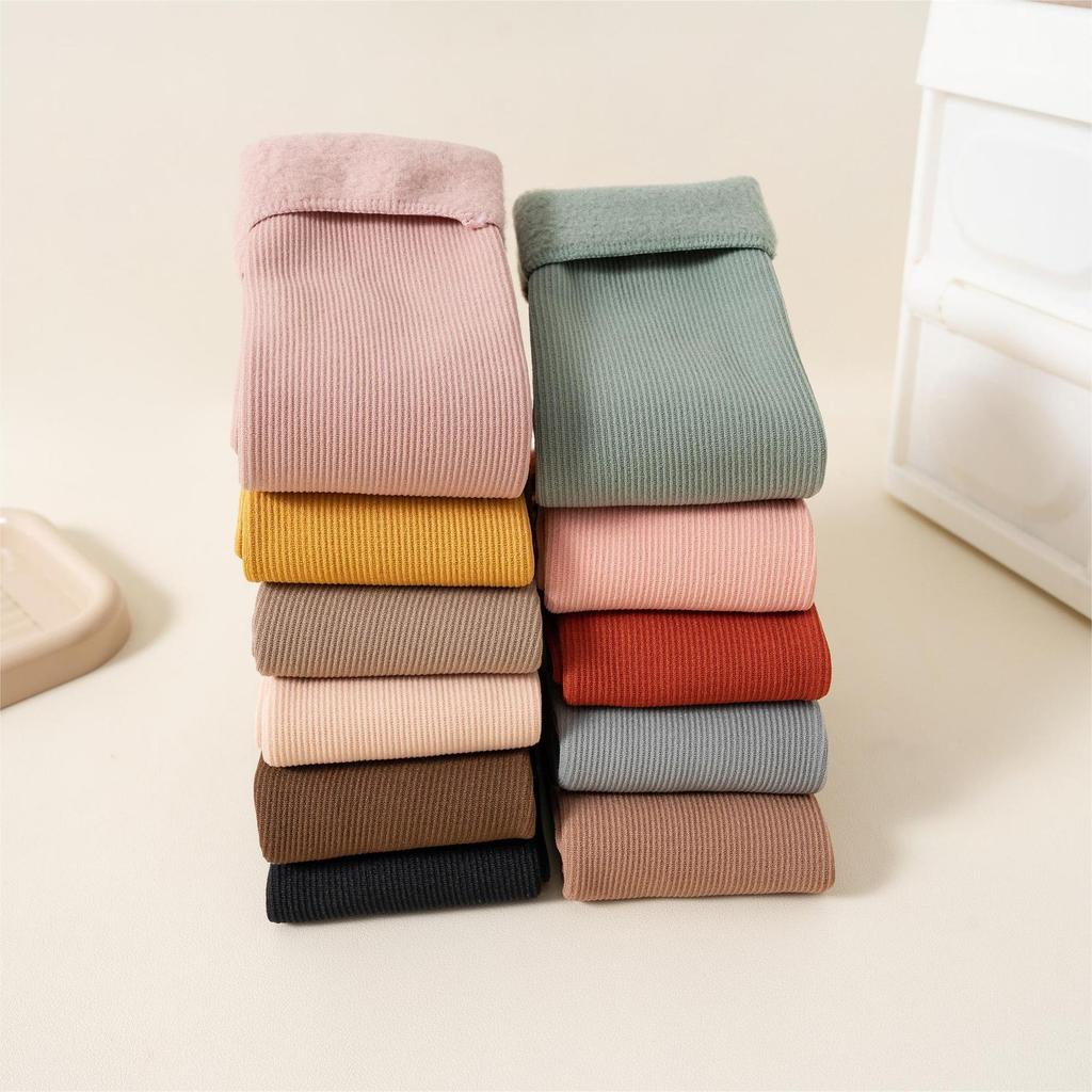 Candy Color Soft Smooth Thickened Plush 2 Toes Socks For Women Middle Tube Snow Socks Autumn Winter Female Split Toe Socks Warm