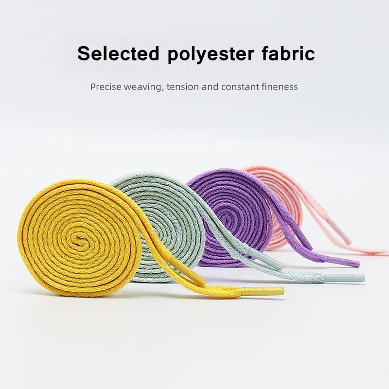 Flat Shoelaces Sport Leisure Women Sneaker Shoelace Athletic String Candy Colorful Mandarin Duck Lacet Shoe Laces Accessories