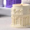 Silicone Mould for Candle Making and Resin Art Louvre Relief Storage Cup Crafting Nordic Designs Home Decoration