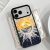 Sun And Moon Eye Pattern Phone Case For IPhone 17 Air 16 15 14 13 12 11 Pro Max XR 14 Plus Shockproof Protective Cover