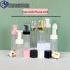 42-Teeth Transparent Frosted Foam Mousse Bottle, 100-250ml, Press-Type Facial Cleansing Bottle