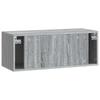 Wall Mounted TV Cabinet Grey Sonoma 78.5 x 31 x 30 cm