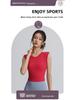 Women's Short Sleeve Backless Sports Top with Bra Pads - Quick Dry, Beautiful Back, Ideal for Pilates & Yoga.