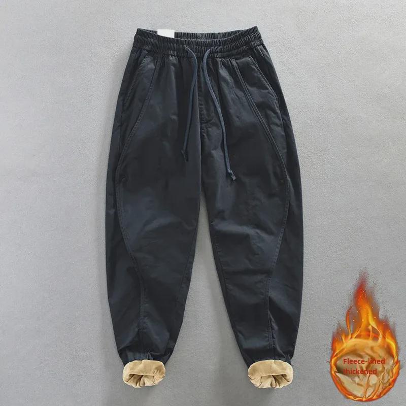 Z640 Męskie pluszowe kombinezony casualowe