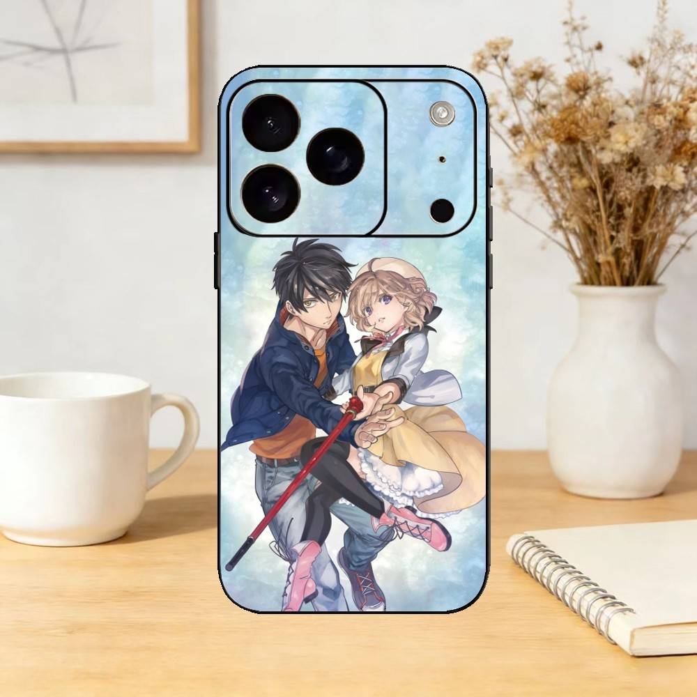 

In-Spectre K-Kotoko And Kuro Phone Case For iPhone 17,16,15,14,13,12,11 Plus,Pro Max,SE4Soft Silicone Black Cover iPhone12