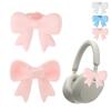 Silicone Earphone Accessories, 2-pack 3D Earphone Decoration Bow, Playful Silicone Earphone Bow, Women's Decoration Accessories