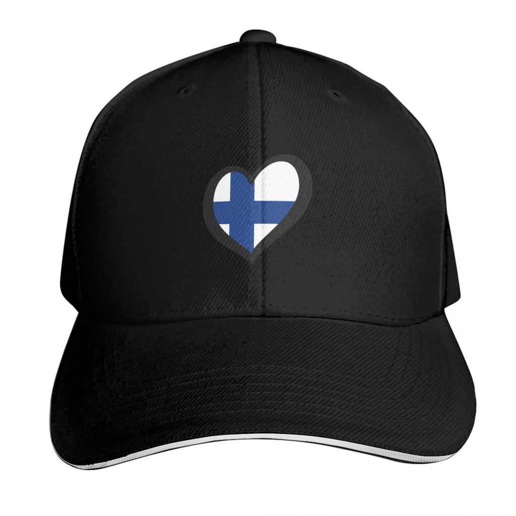 Eurovisionstyle Heart Finland Baseball Cap Luxury Unisex Cap Rugby Golf Cap Snapback For Girls Unisexs