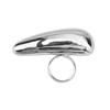 Exaggerated Opening Finger Rings Tear Drop Adjustable Finger Rings Open Rings Finger Jewelry Gift for Fashion Lover