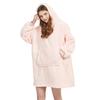 Winter Sherpa Decke mit Ärmeln Ultra Plüsch Fleece Sweatshirt Decke Hoodie Rosa Grau Weinblau Warme Flanell Kapuzendecken