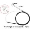 1pc 138-5399 Parking Brake Cable Replacement For X Series ECX180CKA30000 ECX200CKC Accessories Easy Installation