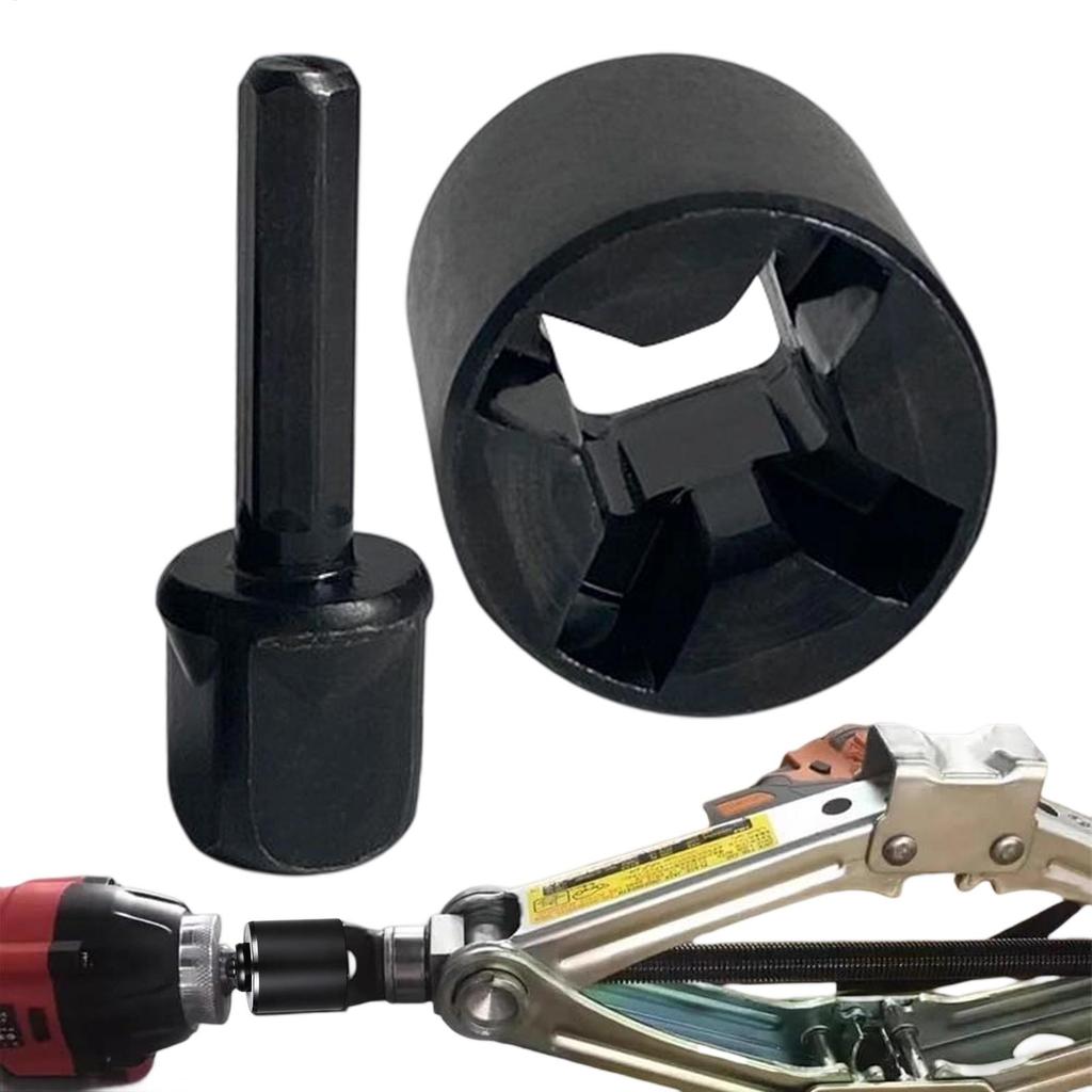 Jack Socket Adapter Stabilizer Jack Drill Adapter RV Electric Leveling Jacks Heavy-Duty Stabilizer Tool Wrench for Repair Mainte