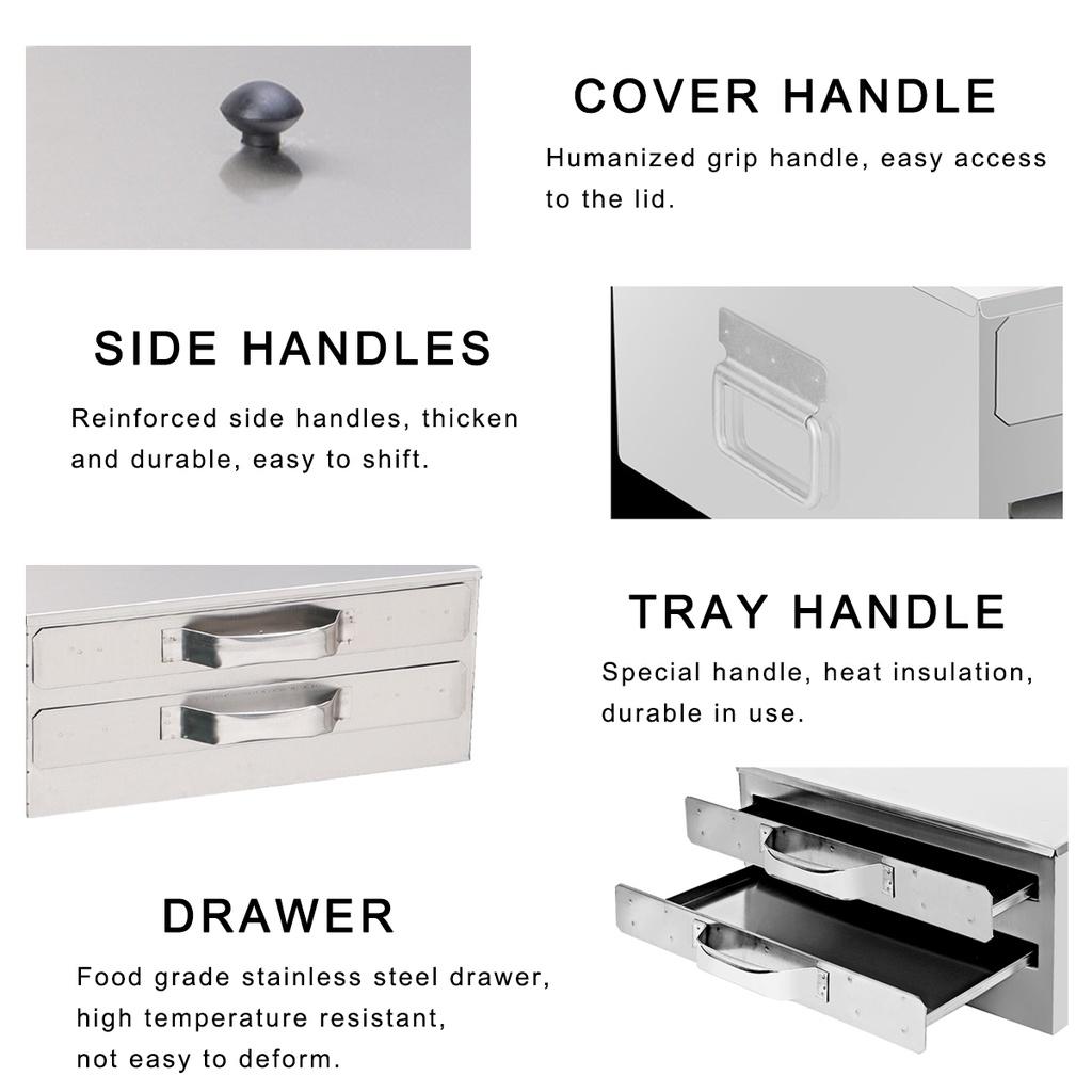 DIY Stroj na vaření rýže na nudličky v páře Nerezový parní zásuvkový kotel Kuchyňský plech na vaření Rychlá příprava jídla