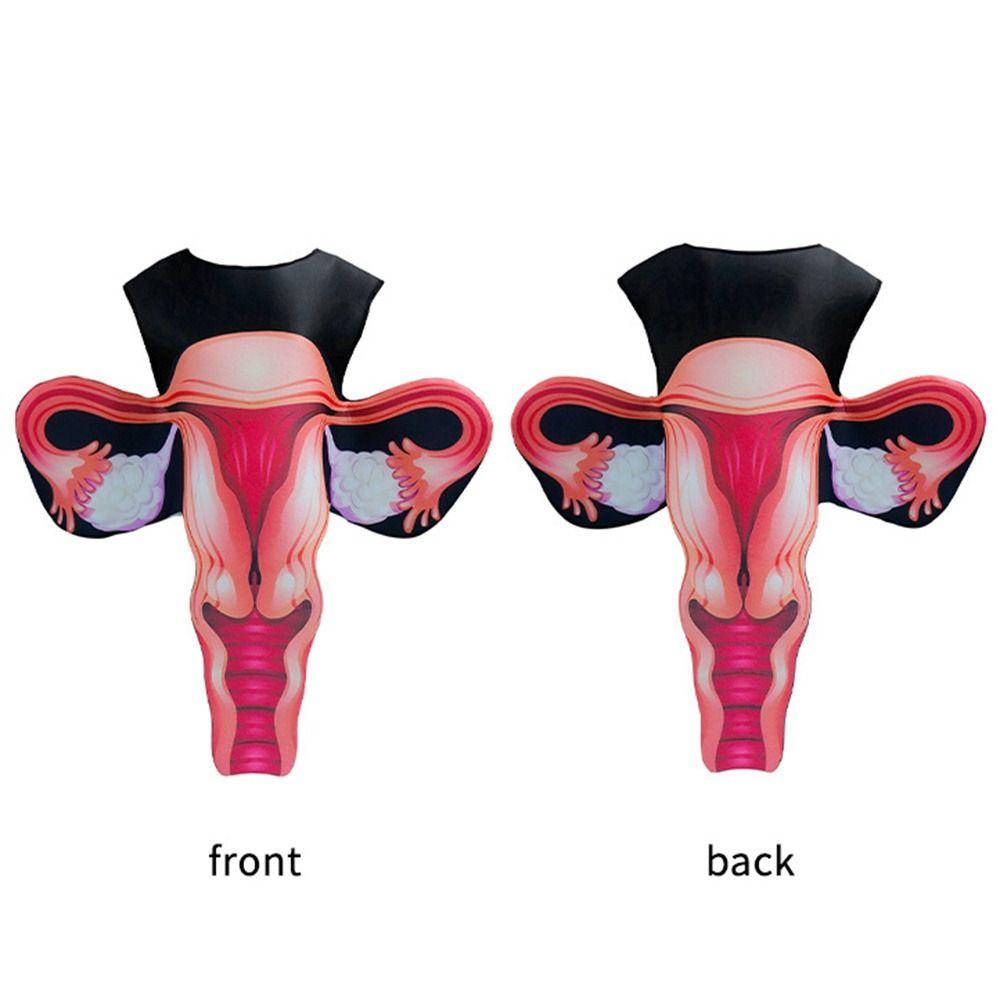 Realistic Heart Design Cosplay Costume Creativity Printed Jumpsuit Halloween Kids Costume  Party