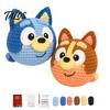 Kit de Crochet pour Poupée Chiot, Kit DIY Animal Mignon pour Débutants, Artisanat Chien pour Adultes Soulagement du Stress, Cadeau Fait Main Fil