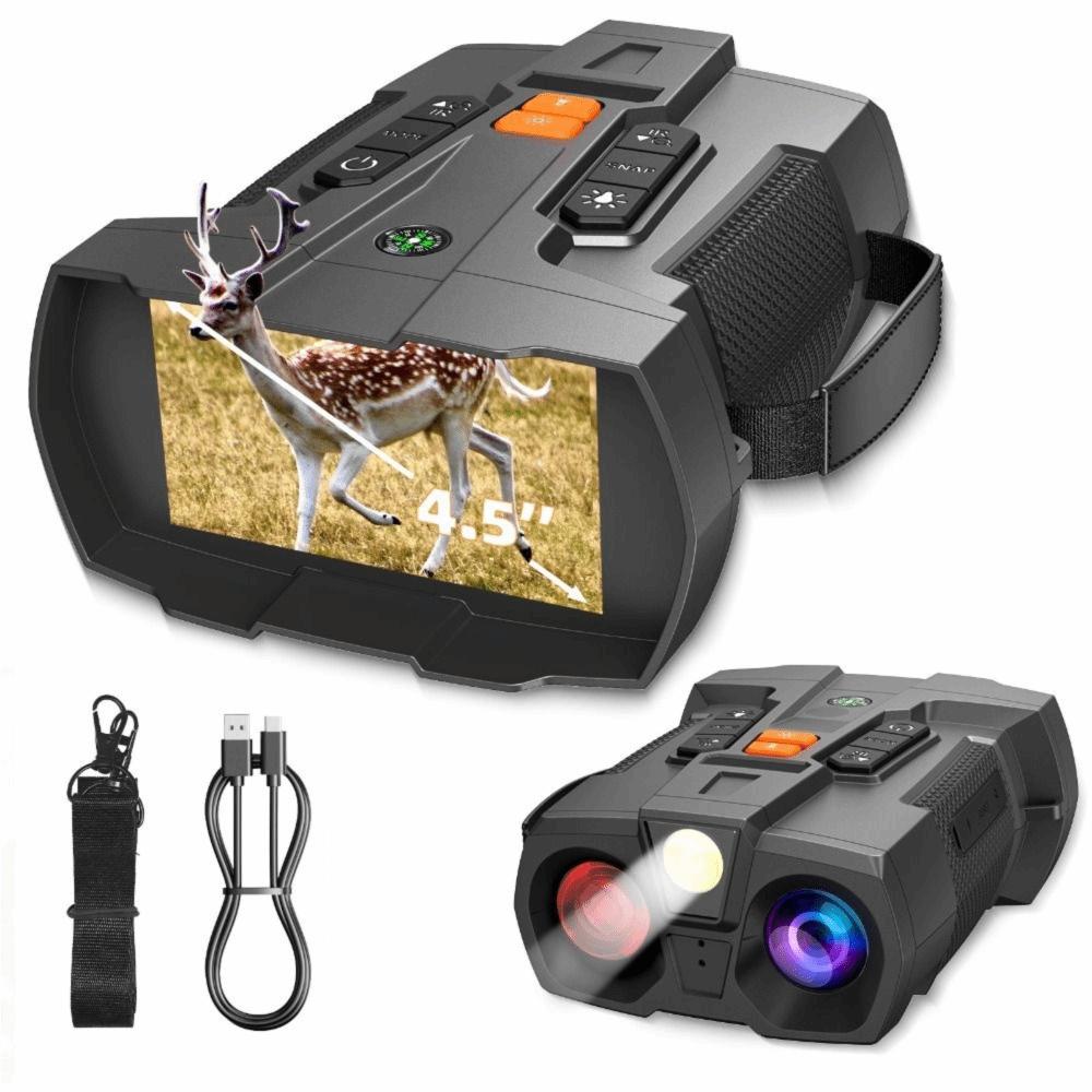 10x Zoom 4K Night Vision Goggles IPS Display Infrared Night Vision Telescope  Camping