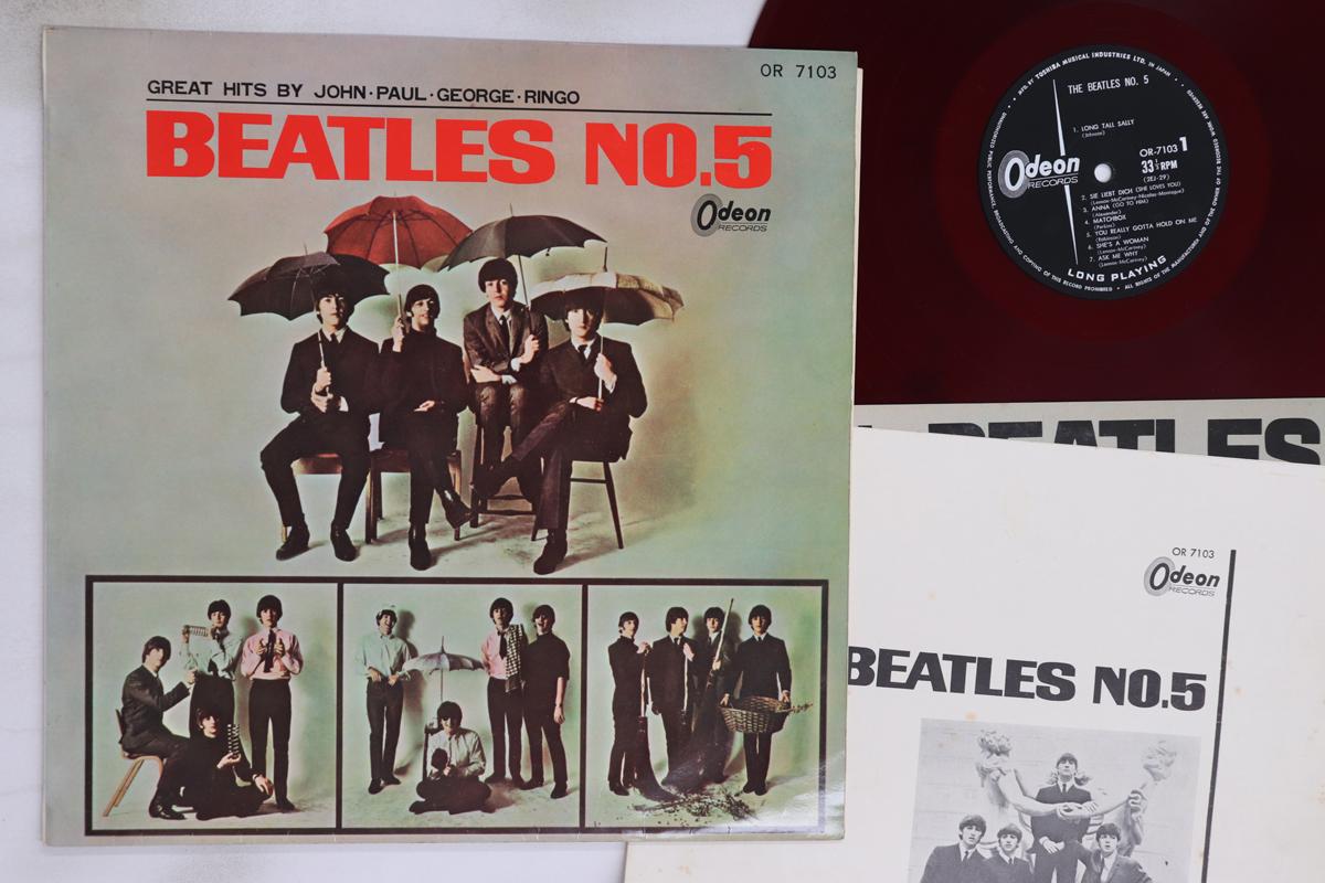 

LP Record BEATLES - Beatles No.5 (- Red Vinyl) OR7103 ODEON 1965 Japan Rock Used
