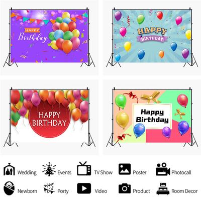 Všechno nejlepší k narozeninám pozadí pozadí látkový banner Foto rekvizita Party Home Wall Decor