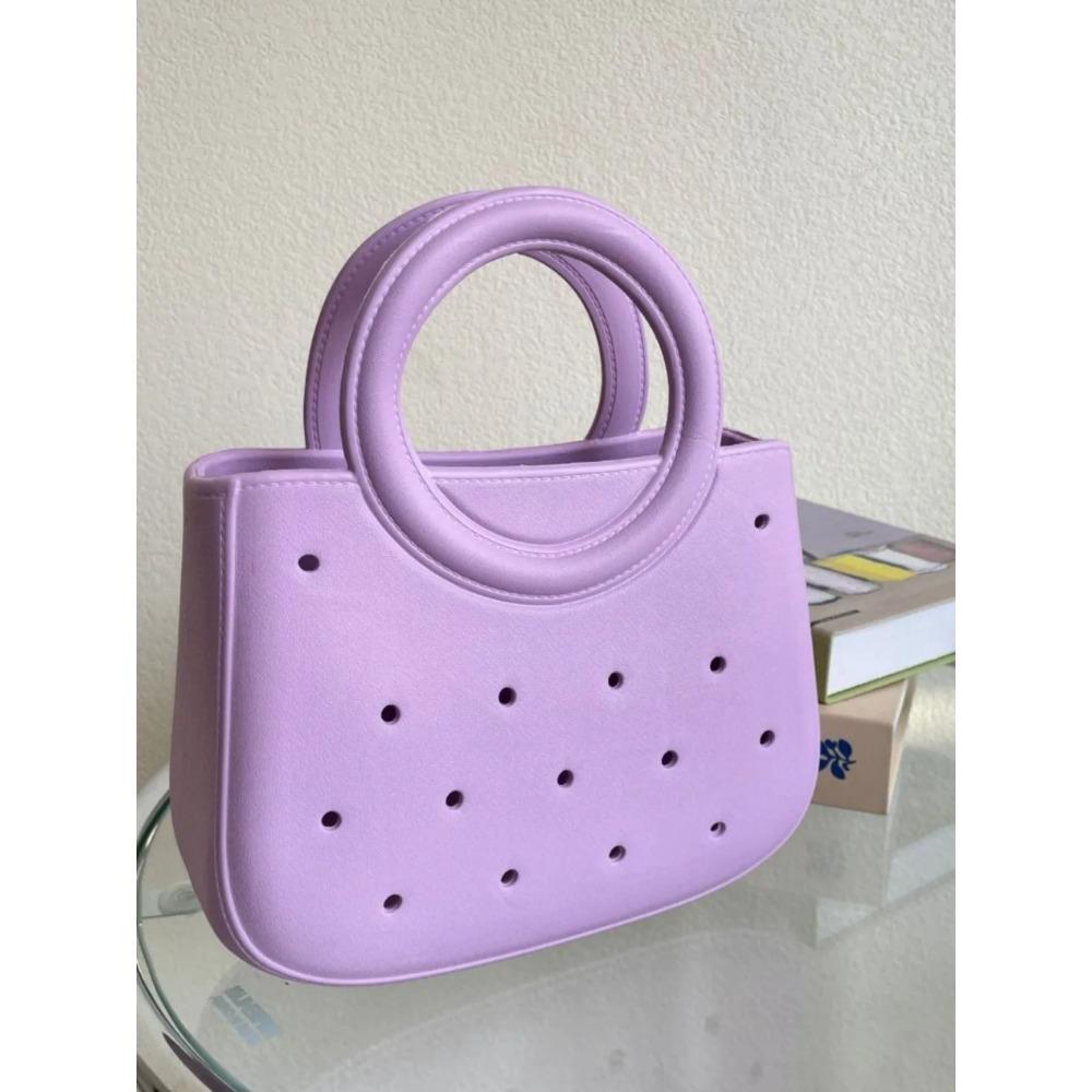 Waterproof Beach Bag Leisure DIY Colorful Fashi Handbags Sandproof Anti-slip Handle EVA Handbags Travel Toiletry Storage Bags