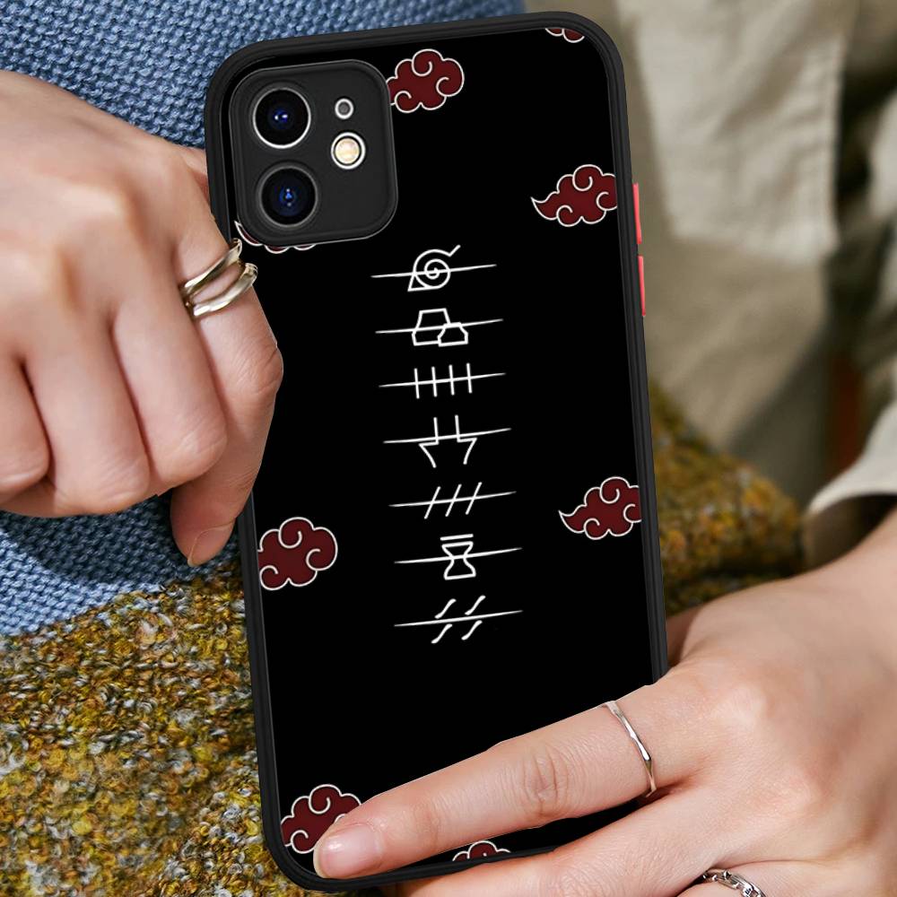 Hot Anime N-Narutos Phone Case For IPhone 16 15 14 11 12 13 Pro Max Plus 12 XS Max Back Cover Matte Case