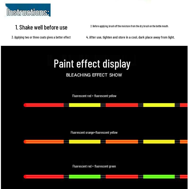 Fluorescent Fish Float Repair Paint - Angling Supplies