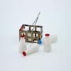 5pcs Miniature Milk Bottles Set for Dollhouse Kitchen Dining Room and Restaurant Scene Display Decors 1/12 Scale