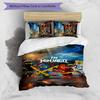 Ninja 3pcs Bedding Set Duvet Cover Closure Includes 1 Duvet Cover & 2 Pillowcases for All Seasons Bedroom Home Dorm Decor