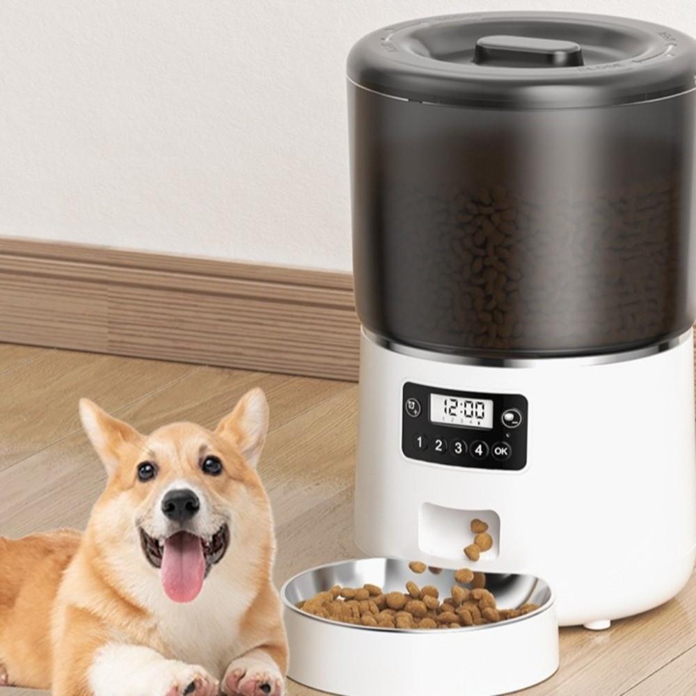 Timed Feeding Smart Pet Feeder 4L Dog Food Dispenser Electric Feeder APP Control Feeder  Home Use